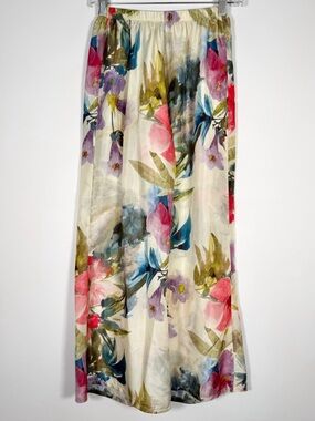 Bryn Walker Women’s Size XXS Made in USA 100% Silk Osca Wide Leg Pants